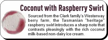 Dairy Free - Coconut with Raspberry Swirl